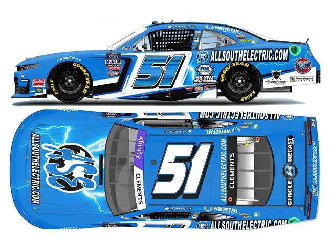 2022 Jeremy Clements 1/64th AllSouthElectricc.com "Xfinity Series"  Camaro