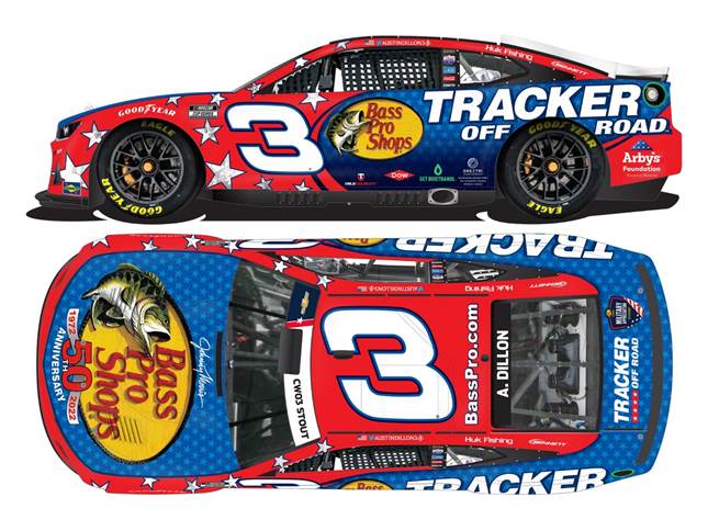 2022 Austin Dillon 1/64th Bass Pro Shops "Salutes""Next Gen" Camaro