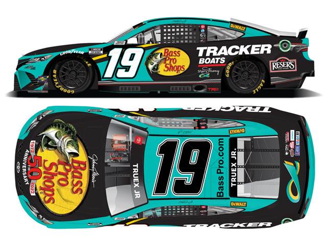 2022 Martin Truex Jr Bass Pro Shops "Sherry Strong""Next Gen" Camry