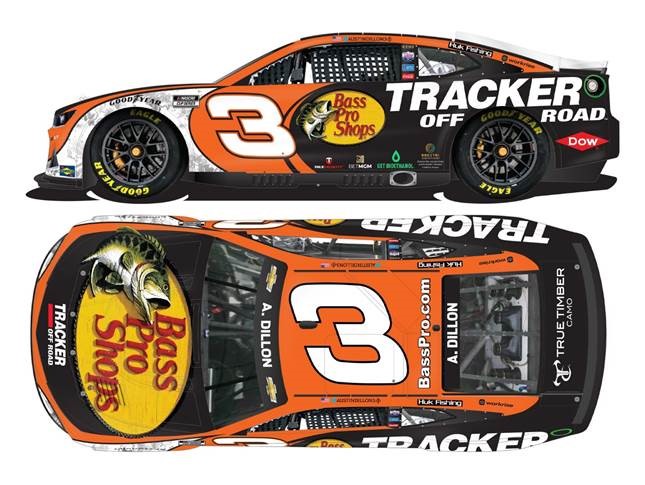 2022 Austin Dillon 1/64th Bass Pro Shops "Next Gen" Camaro