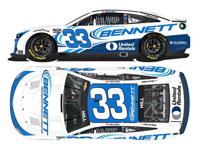 2022 Austin Hill 1/64th Bennett Transportation "Next Gen" car