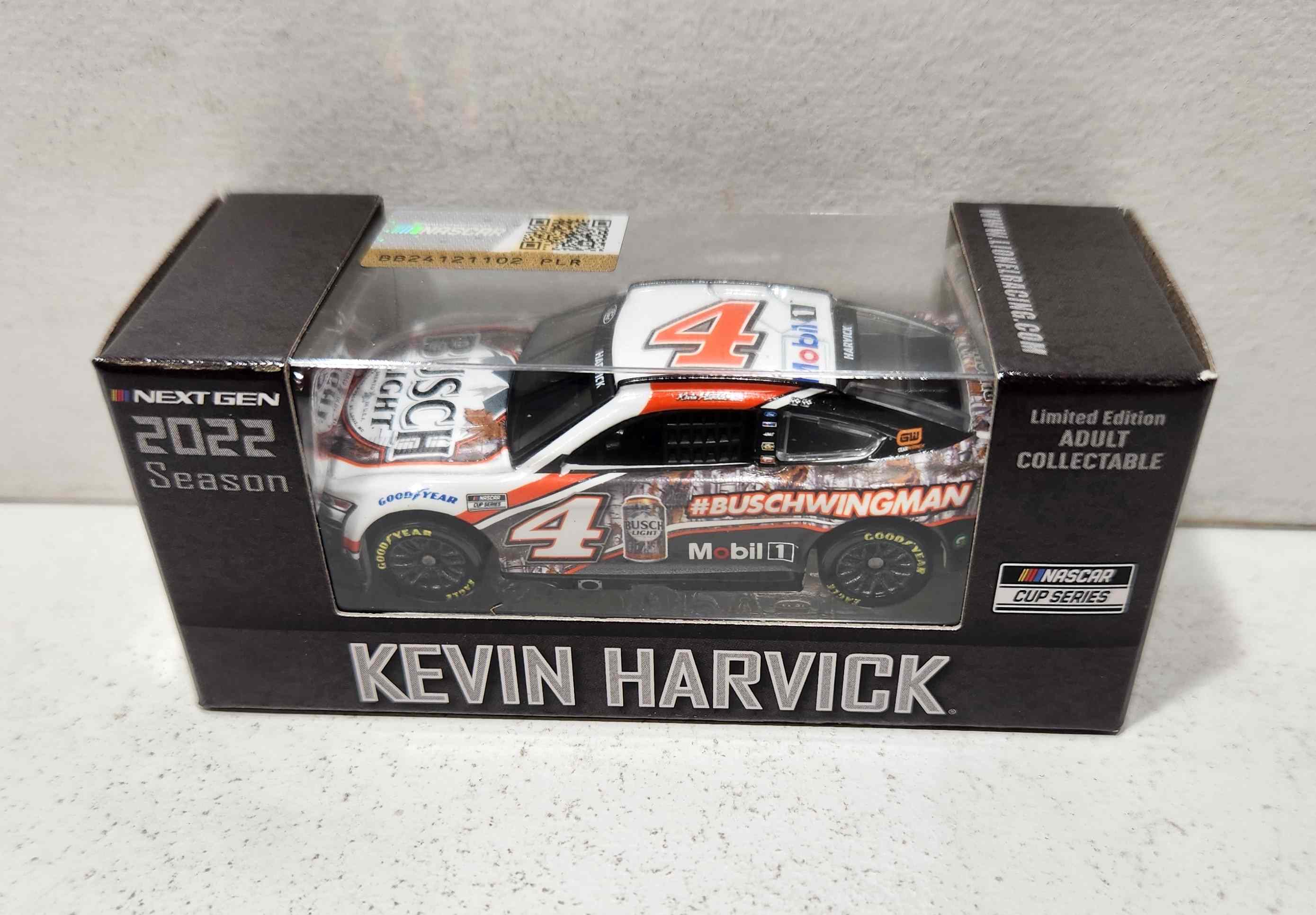 2022 Kevin Harvick 1/64th Busch Light "BuschWingman" "Next Gen" Mustang