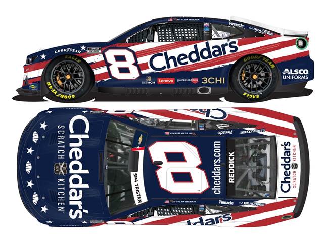 2022 Tyler Reddick 1/64th Cheddars "Salutes" "Next Gen" Camaro