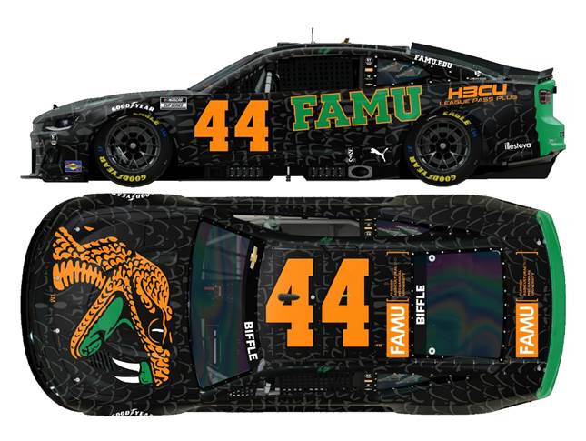 2022 Greg Biffle 1/64th Florida A&M Universary "Next Gen" car