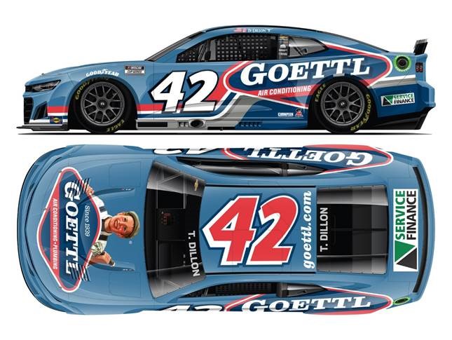 2022 Ty Dillon 1/64th Goettl Plumbing "Next Gen" car