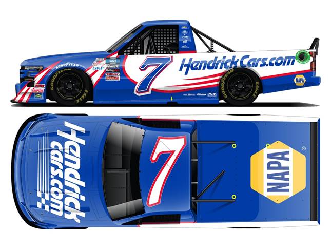 2022 Chase Elliott 1/24th HendrickCars.com Silverado