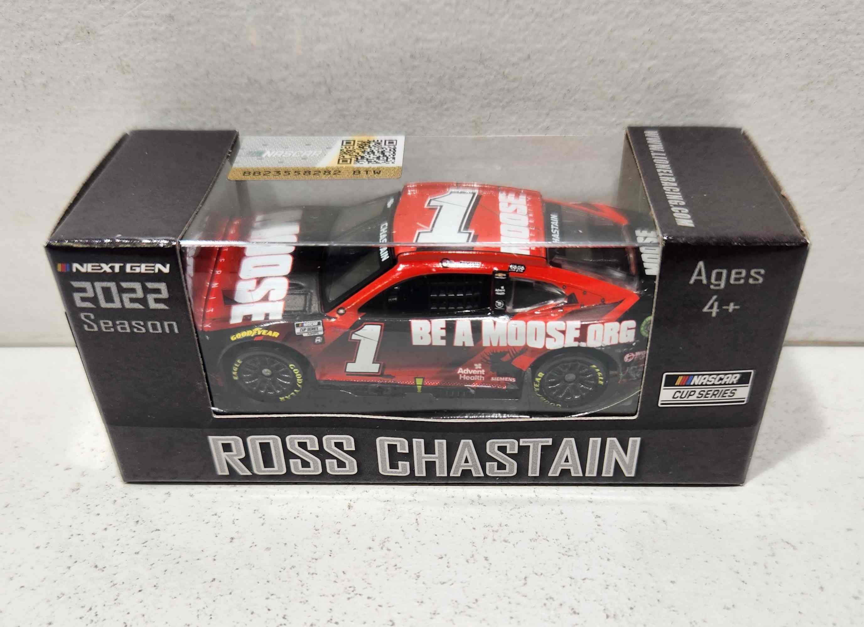 2022 Ross Chastain 1/64th Moose.org "Checkers or Wreckers Martinsville" "Next Gen" Camaro