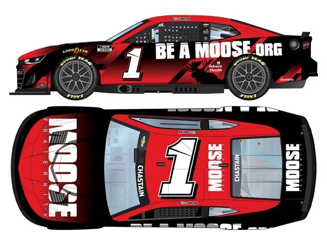 2022 Ross Chastain 1/64th Moose.org "Next Gen" car