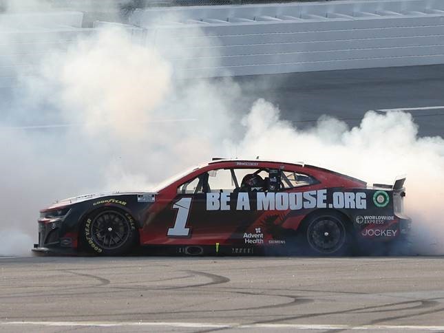 2022 Ross Chastain 1/24th Moose.org "Talladega Win" "Next Gen" hood open car