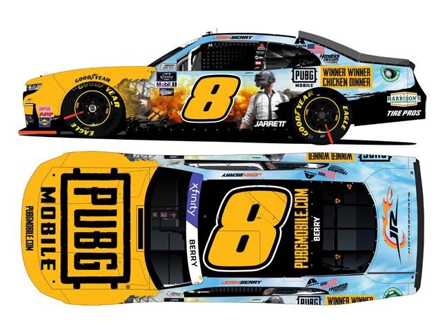 2022 Josh Berry 1/64th PUBG Mobile "Xfinity Series" car