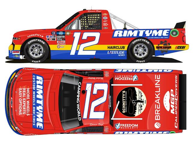 2022 Spencer Boyd 1/64th RimTyme "Darlington Throwback" truck