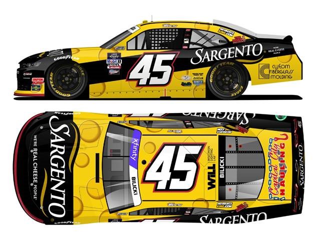 2022 Josh Bilicki 1/64th Sargento "Xfinity Series" car