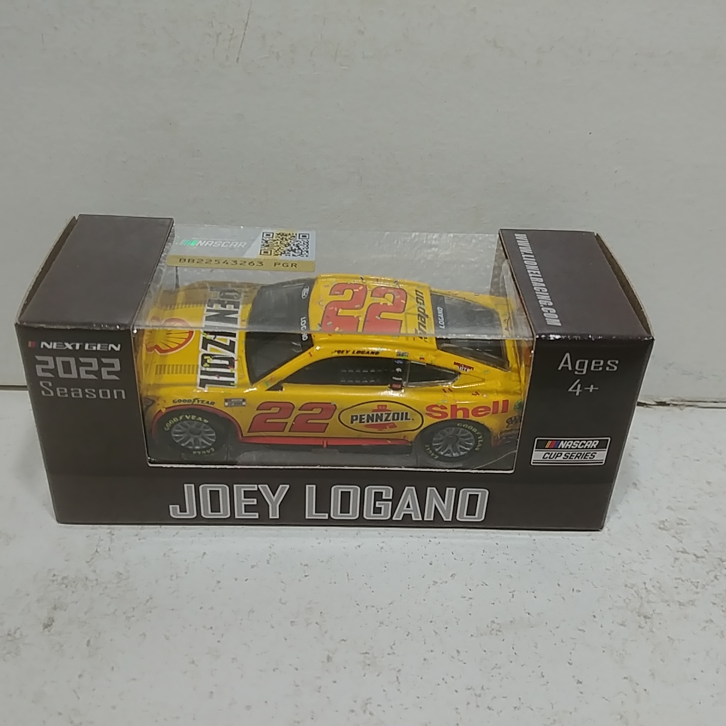 2022 Joey Logano 1/64th Shell/Pennzoil "World Wide Technology Raceway Win""Next Gen" Mustang