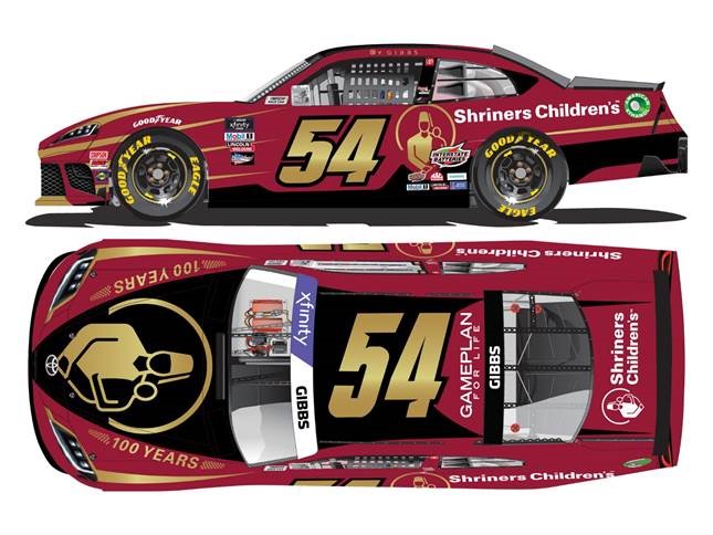 2022 Ty Gibbs 1/64th Shriners Childrens "Xfinity Series" Camry