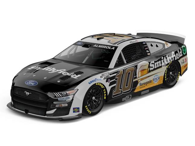 2022 Aric Almirola 1/64th Smithfield "Busch Bacon""Next Gen" car