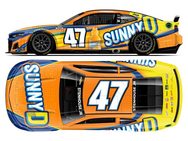 2022 Ricky Stenhouse Jr 1/64th Sunny D "Next Gen" car