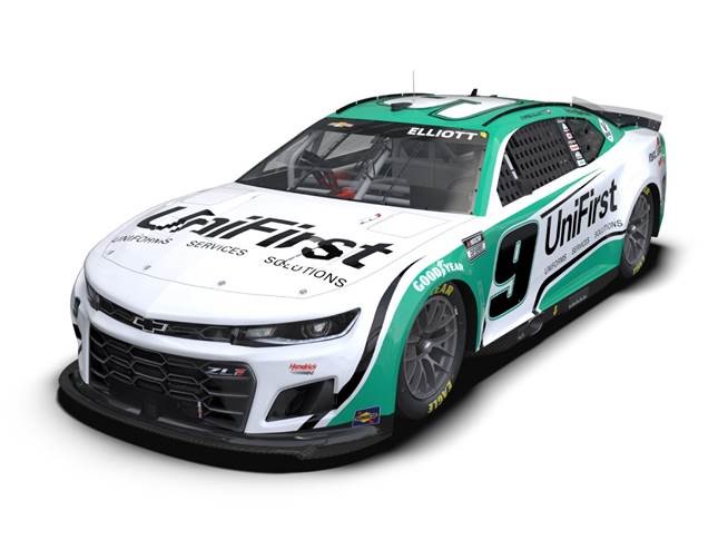 2022 Chase Elliott 1/24th Unifirst "Next Gen" hood open Camaro