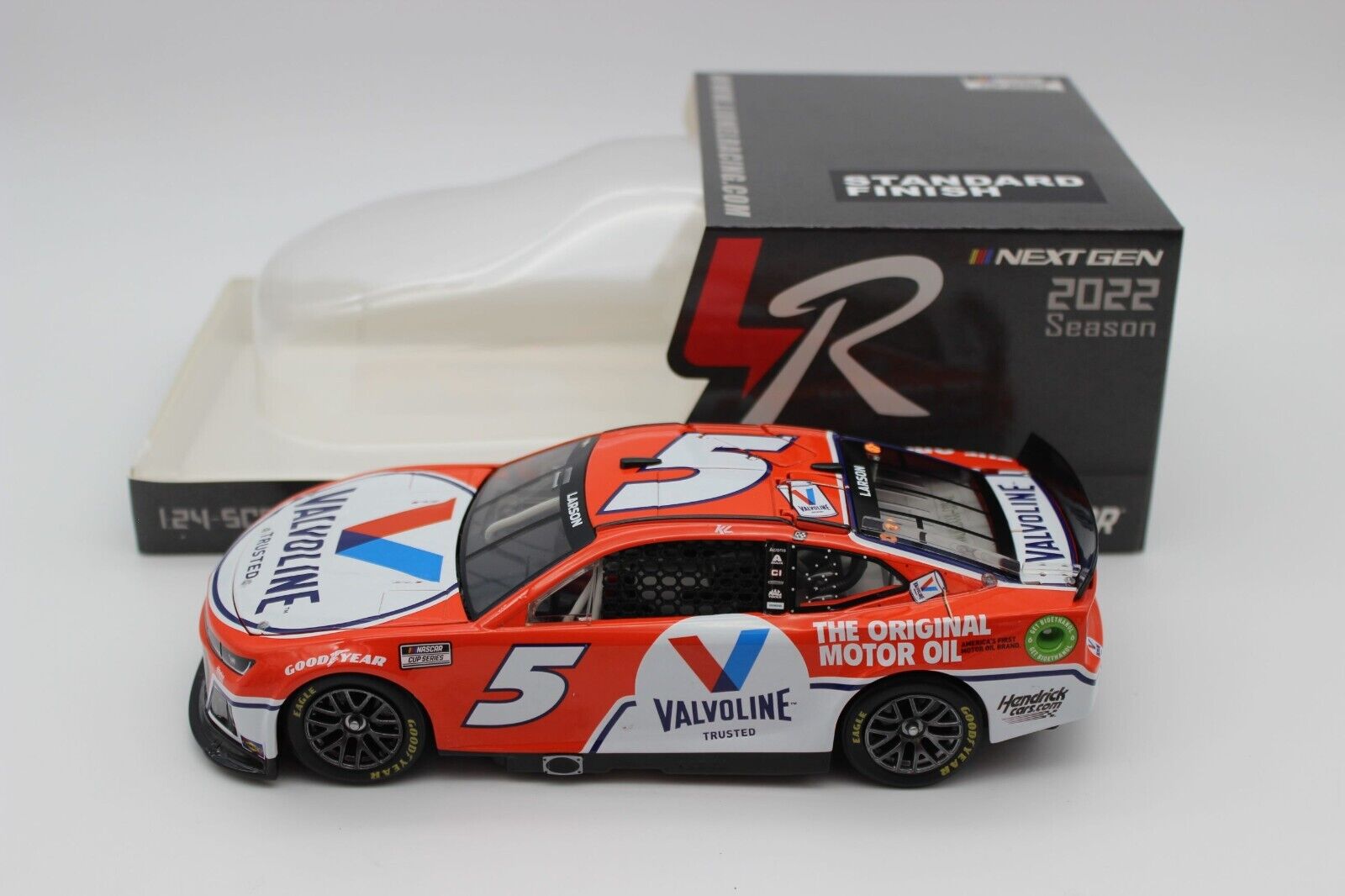 2022 Kyle Larson 1/24th Valvoline "Next Gen" hood open Camaro