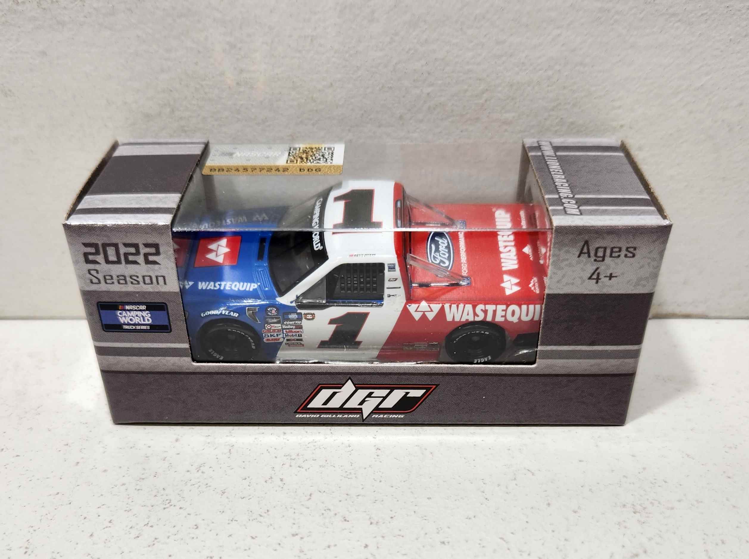 2022 Hallie Deegan 1/64th Wastequip "Darlington Throwback" Ford F-150