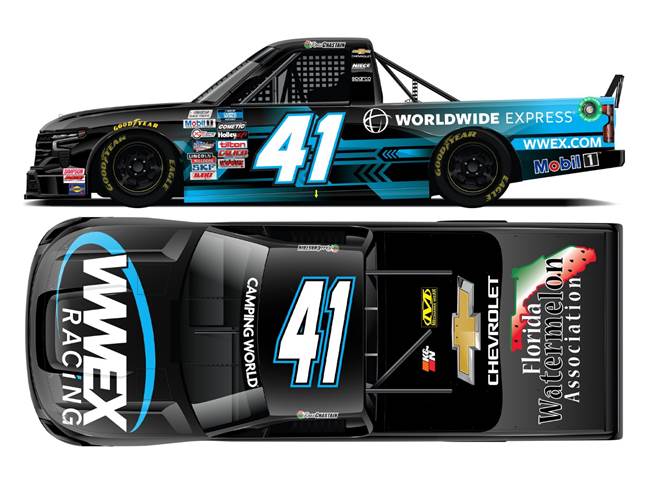 2022 Ross Chastain 1/64th Worldwide Express truck