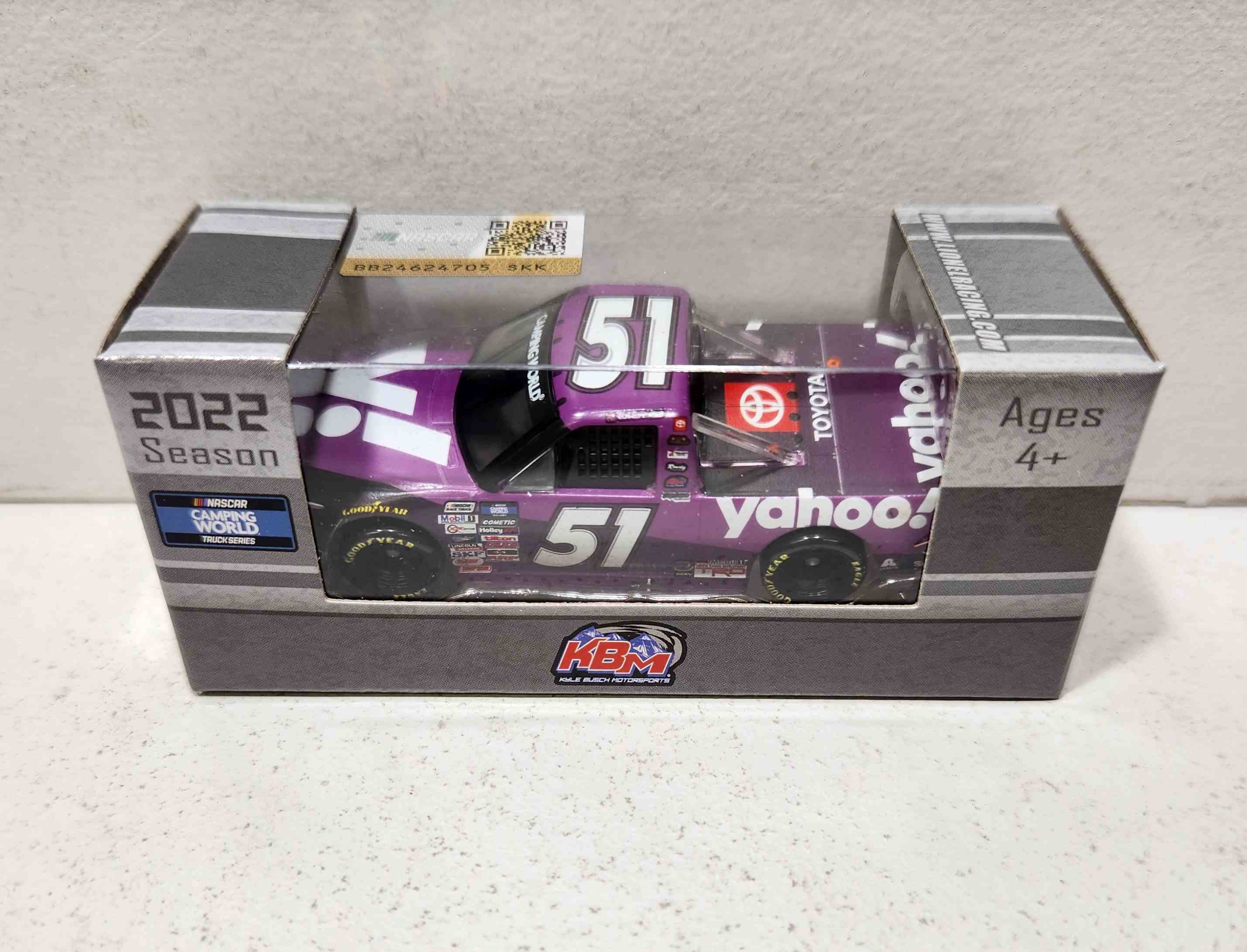 2022 Kyle Busch 1/64th yahoo "Sonoma Win" Tundra