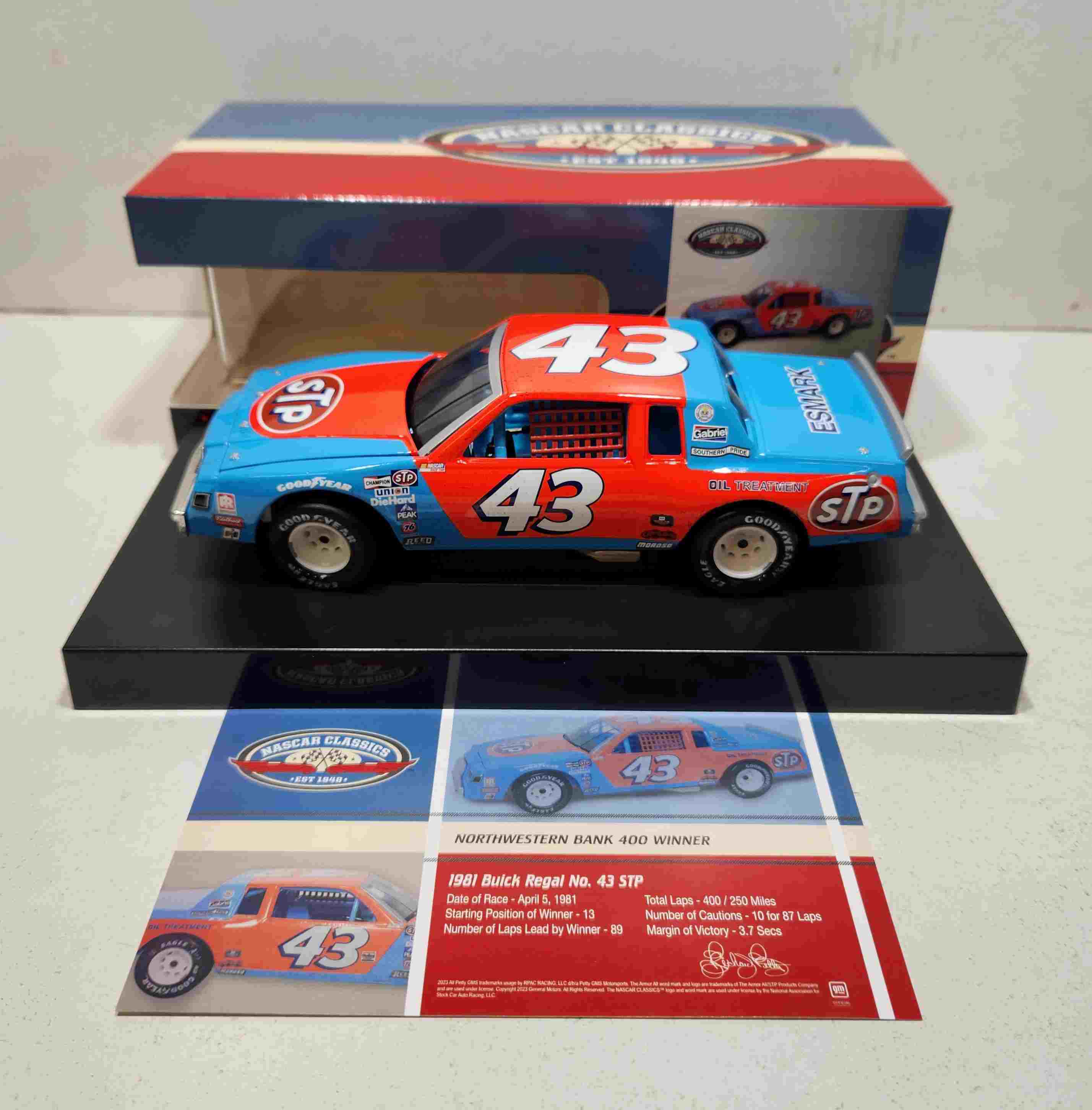 1981 Richard Petty 1/24th STP "North Wilkesboro Win" Buick