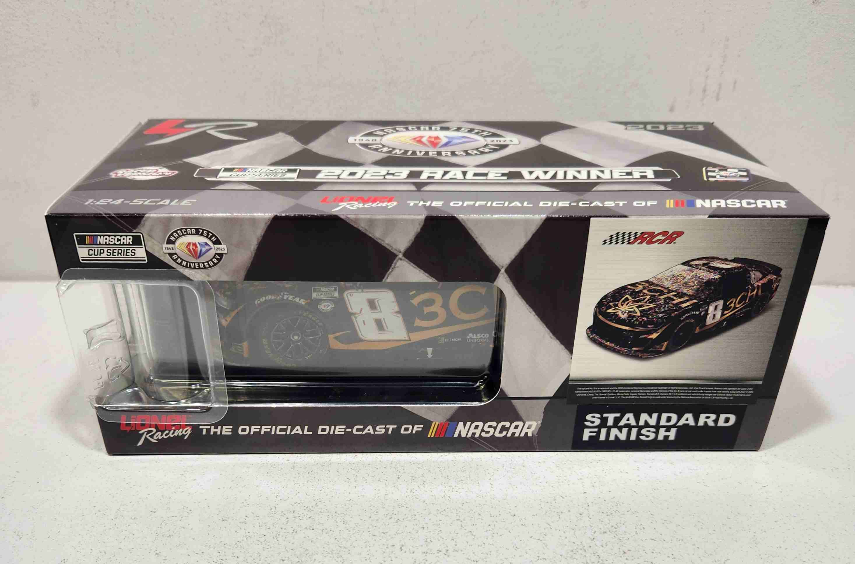 2023 Kyle Busch 1/24th 3CHI "World Wide Technology Raceway Win" hood open Camaro