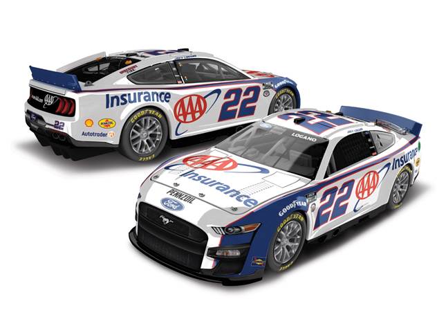 2023 Joey Logano 1/64th AAA Insurance Mustang