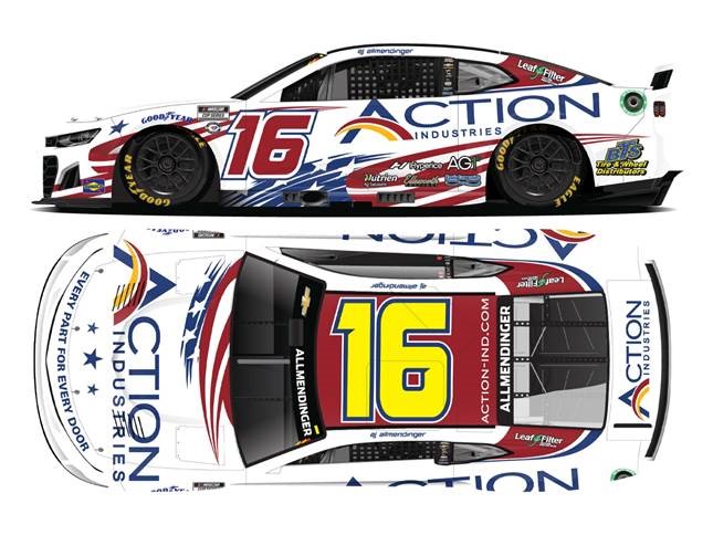 2023 AJ Allmendinger 1/64th Action Industries "Patriotic" Camaro