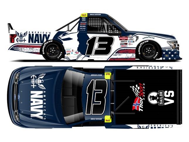 2023 Hailie Deegan 1/64th America's Navy Ford F-150