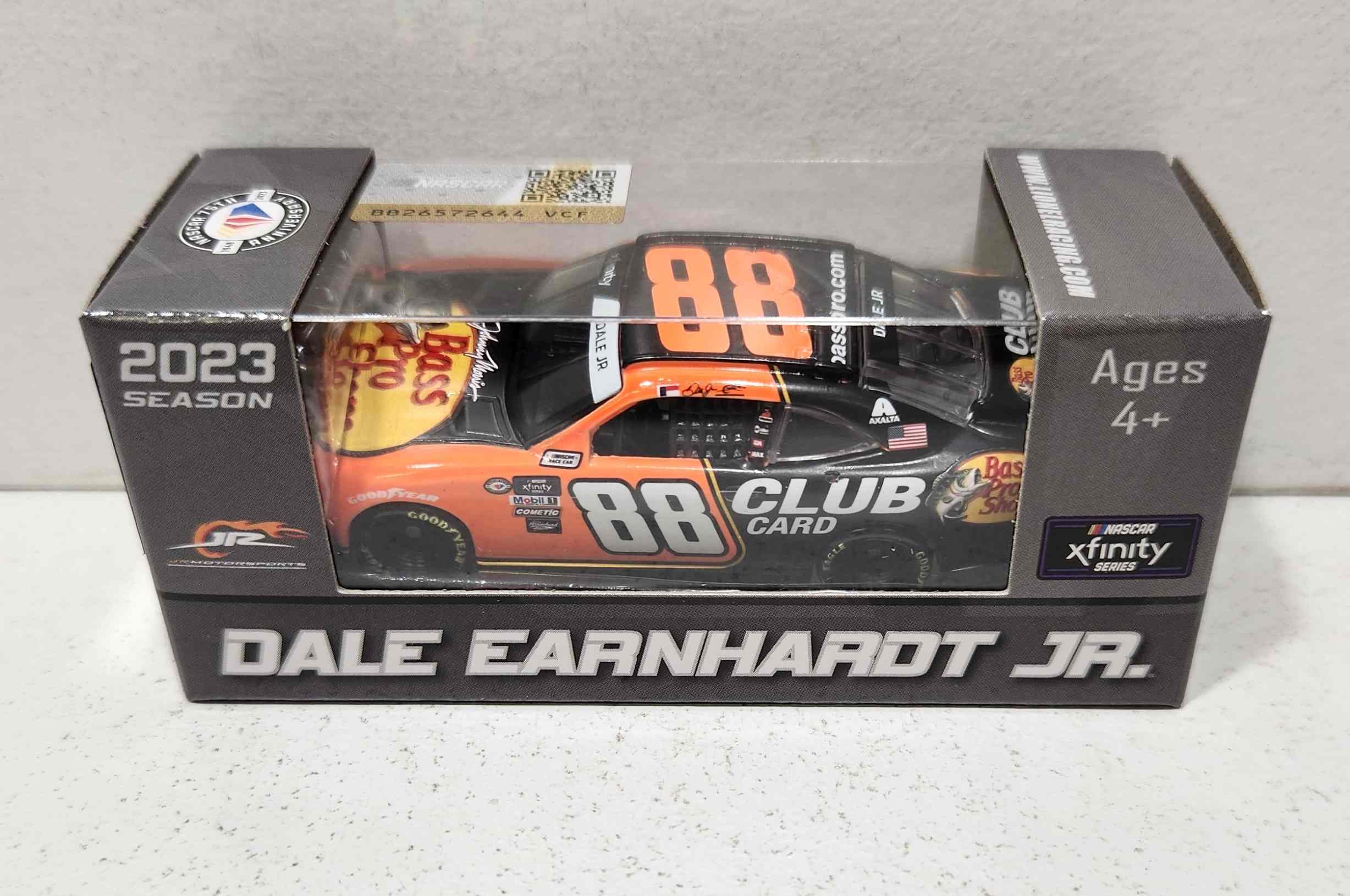 2023 Dale Earnhardt Jr 1/64th Bass Pro Shops Club Card "Xfinity Series" Camaro