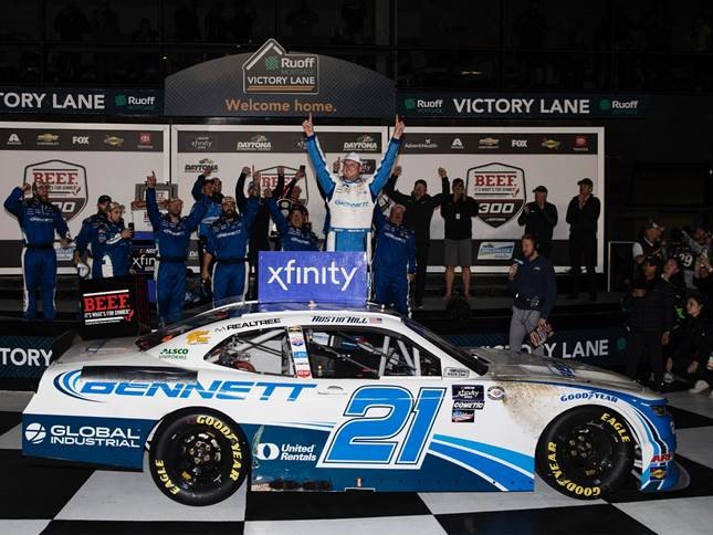 2023 Austin Hill 1/64th Bennett Transportation & Logistics "Daytona Win Xfinity Series" Camaro