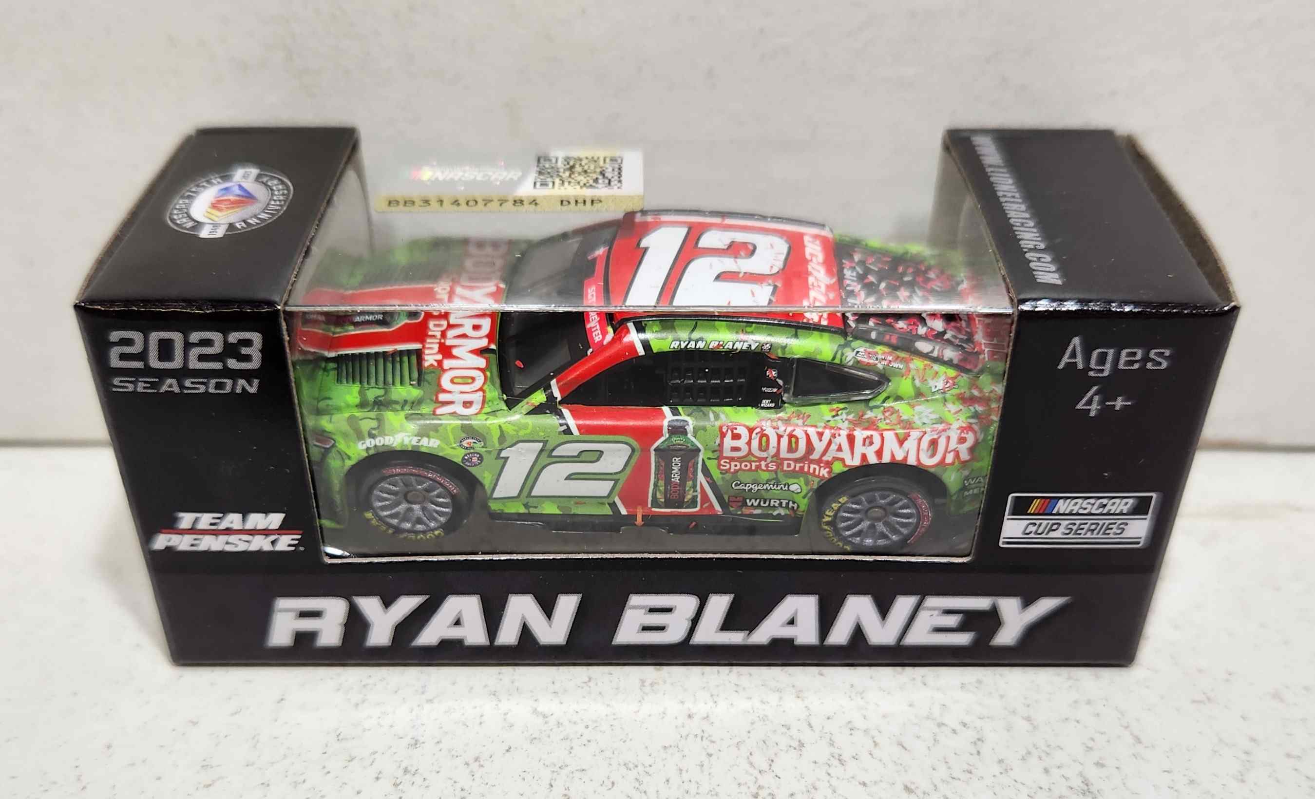 2023 Ryan Blaney 1/64th BodyArmor Camo "Charlotte Win" Mustang