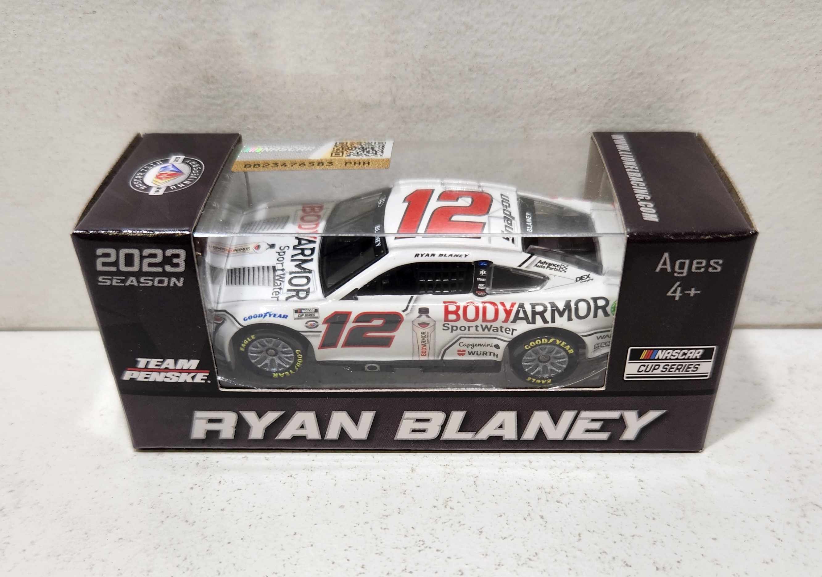 2023 Ryan Blaney 1/64th BodyArmor Sport Water Mustang