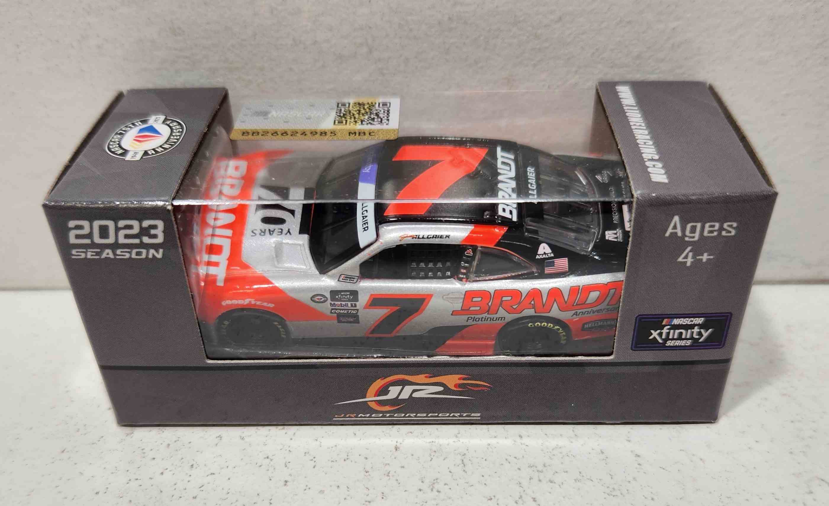 2023 Justin Allgaier 1/64th Brandt 70th Anniversary "Xfinity Series" Camaro