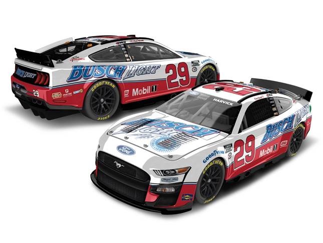 2023 Kevin Harvick 1/24th Busch Light "All-Star Race" hood open Mustang