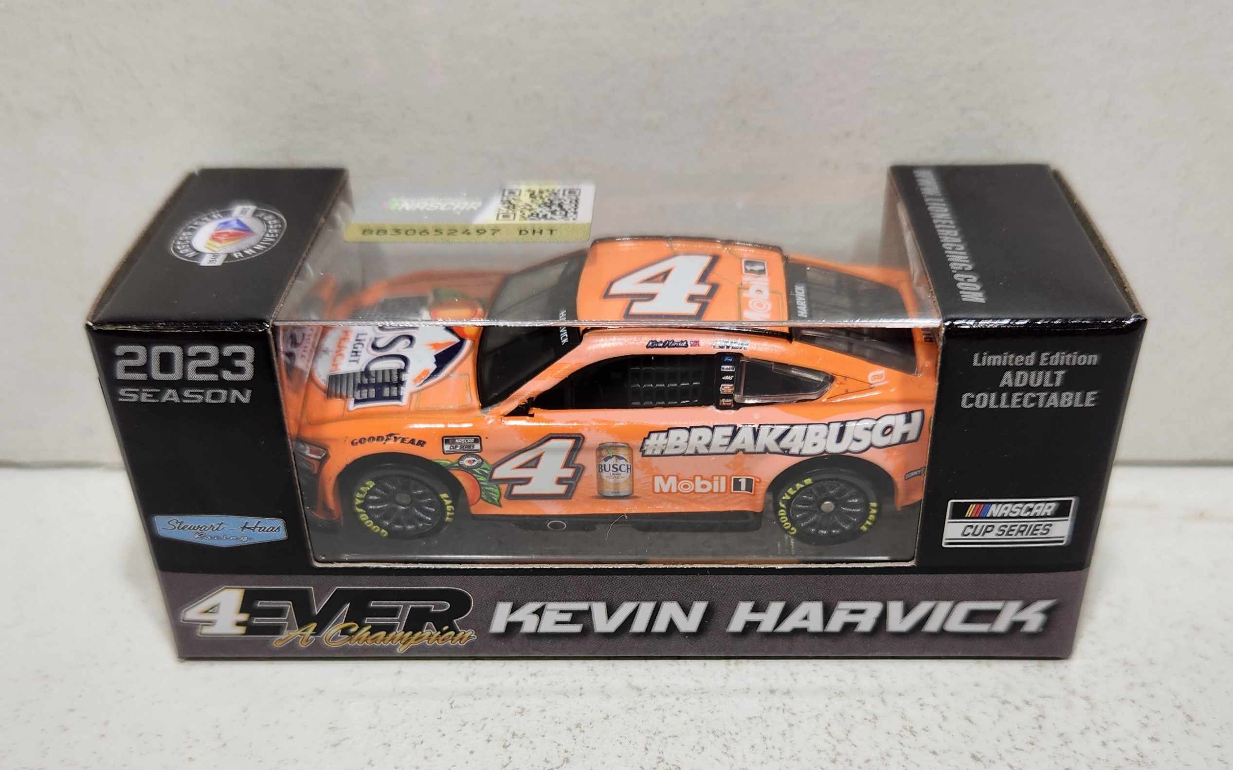 2023 Kevin Harvick 1/64th Busch Light "Peach" Mustang