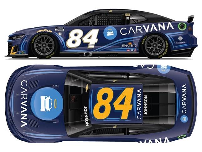 2023 Jimmie Johnson 1/24th Carvana hood open Camaro