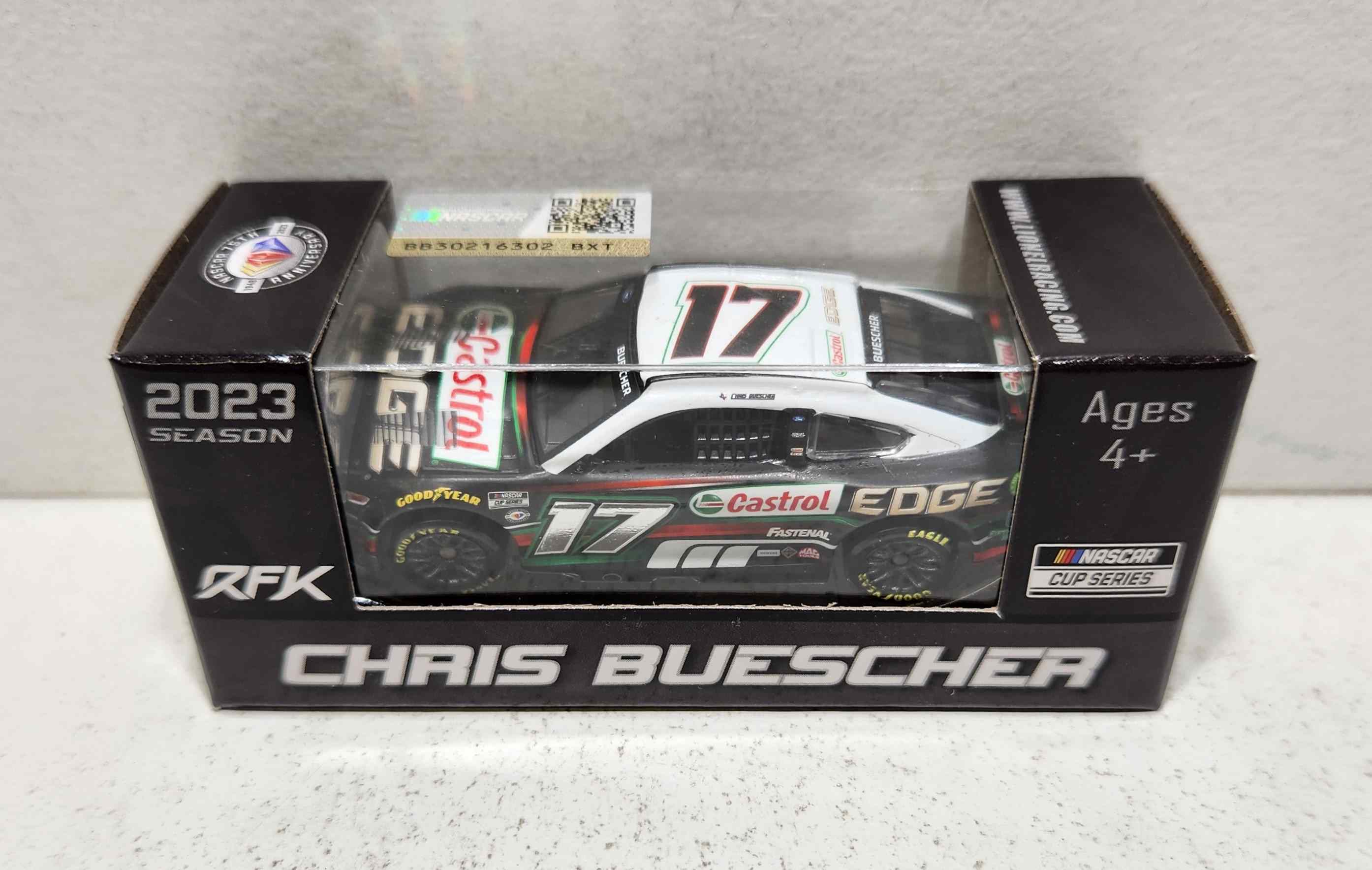 2023 Chris Buescher 1/64th Castrol Edge Mustang