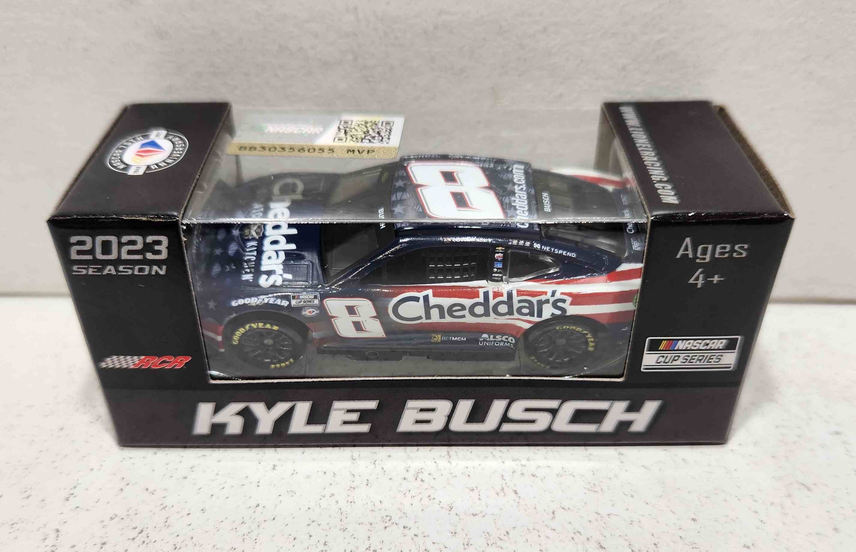 2023 Kyle Busch 1/64th Cheddars "Salutes" Camaro