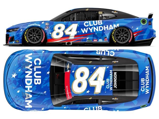 2023 Jimmie Johnson 1/64th Club Wyndham "Patriotic" Camaro