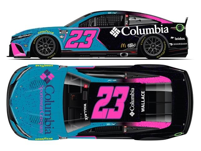 2023 Darrell Wallace 1/64th Columbia Sportswear Camry