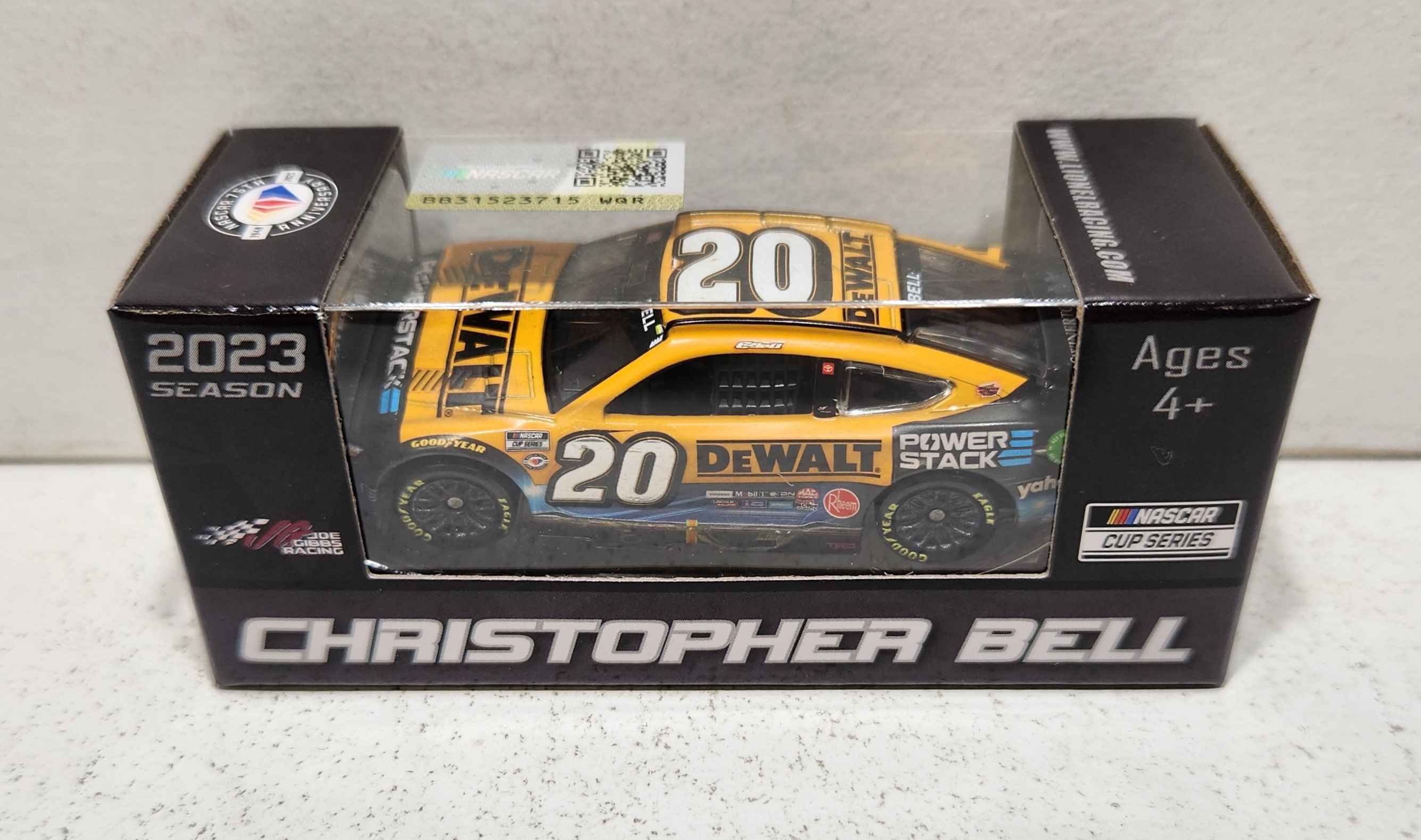 2023 Christopher Bell 1/64th DeWalt "Bristol Dirt Win" Camry