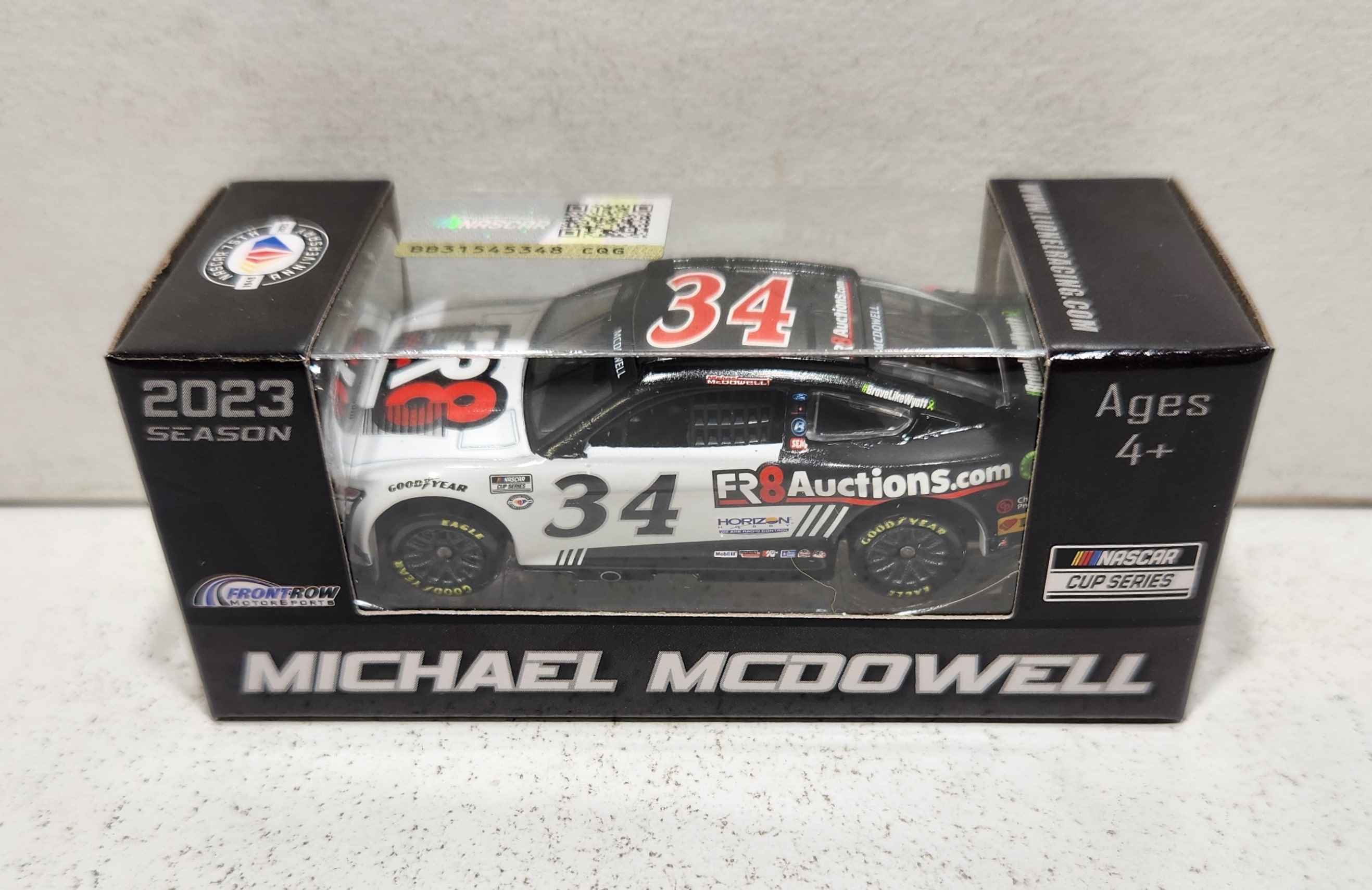 2023 Michael McDowell 1/64th FR8 Auctions Mustang