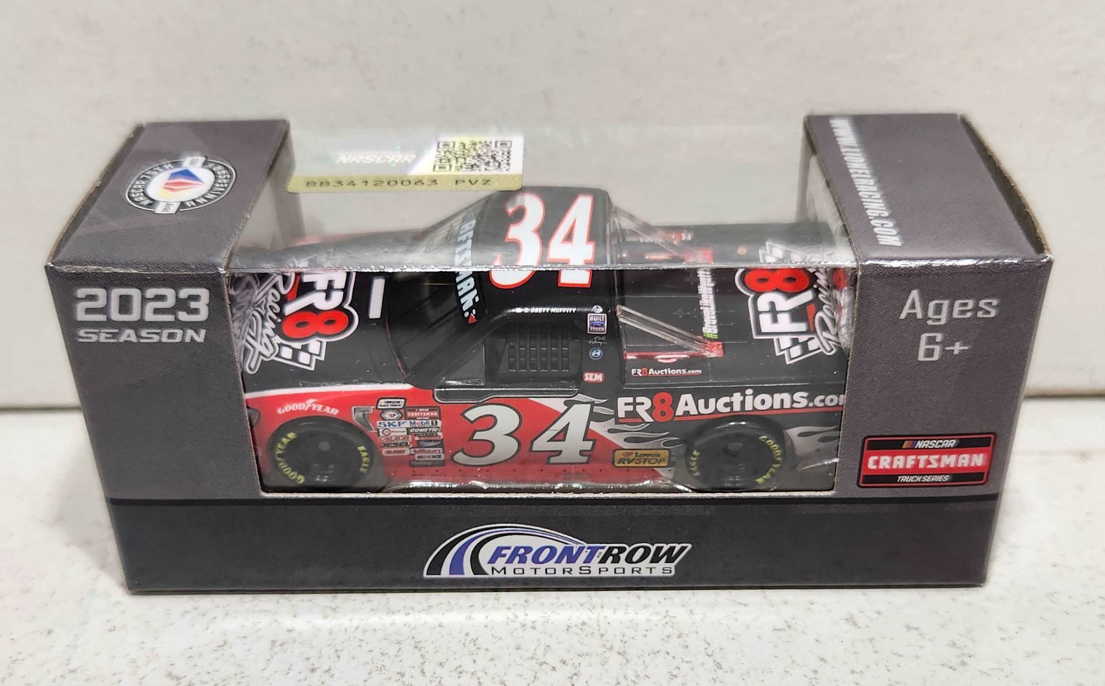 2023 Brett Moffett 1/64th FR8 Auctions "Talladega Win" F-150 truck