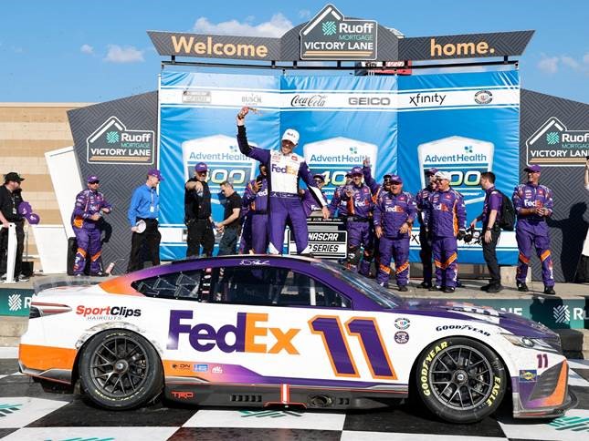 2023 Denny Hamlin 1/64th Fed Ex Express "Kansas Win" Camry
