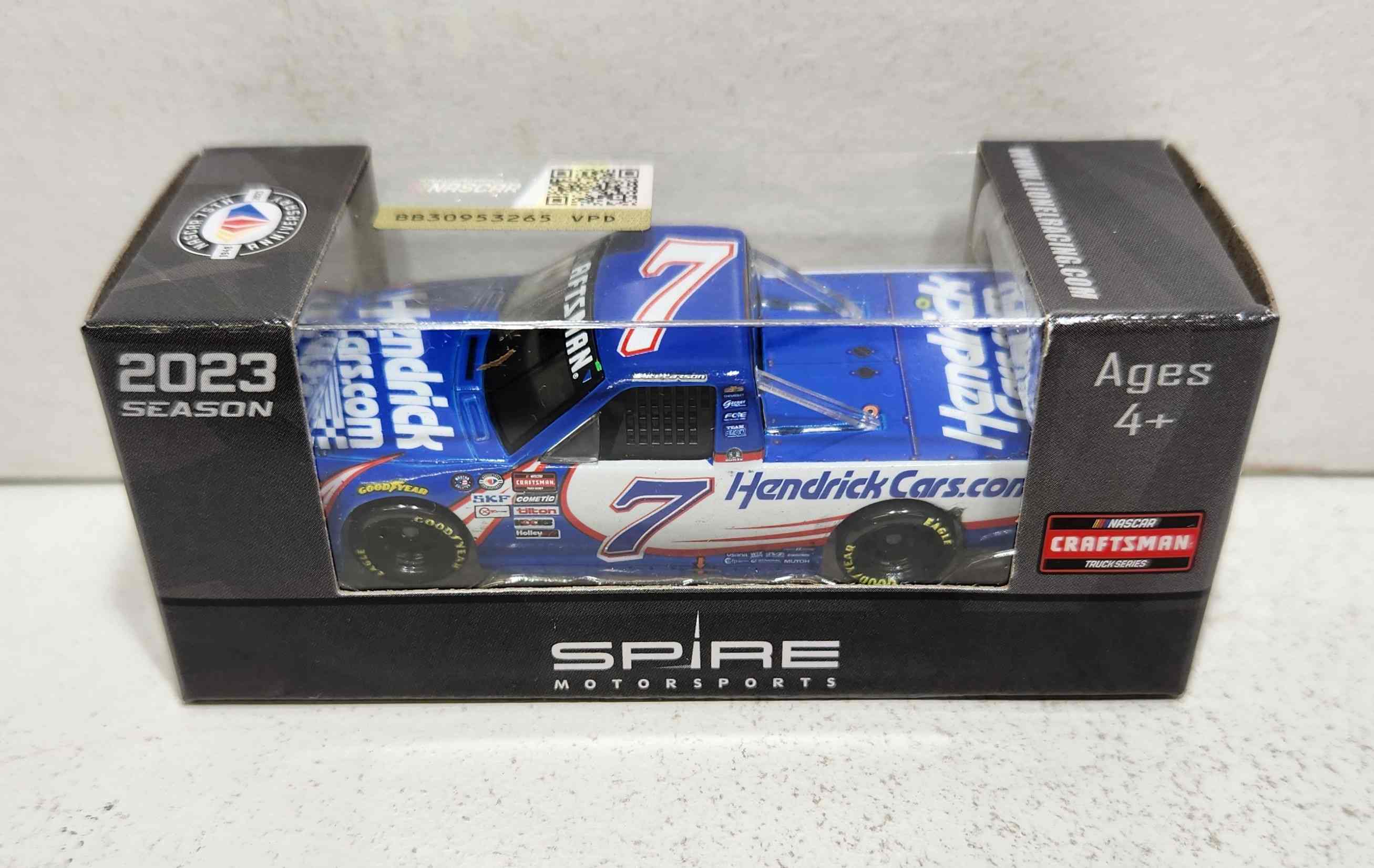 2023 Kyle Larson 1/64th HendrickCars.com "North Wilkesboro Win" Silverado