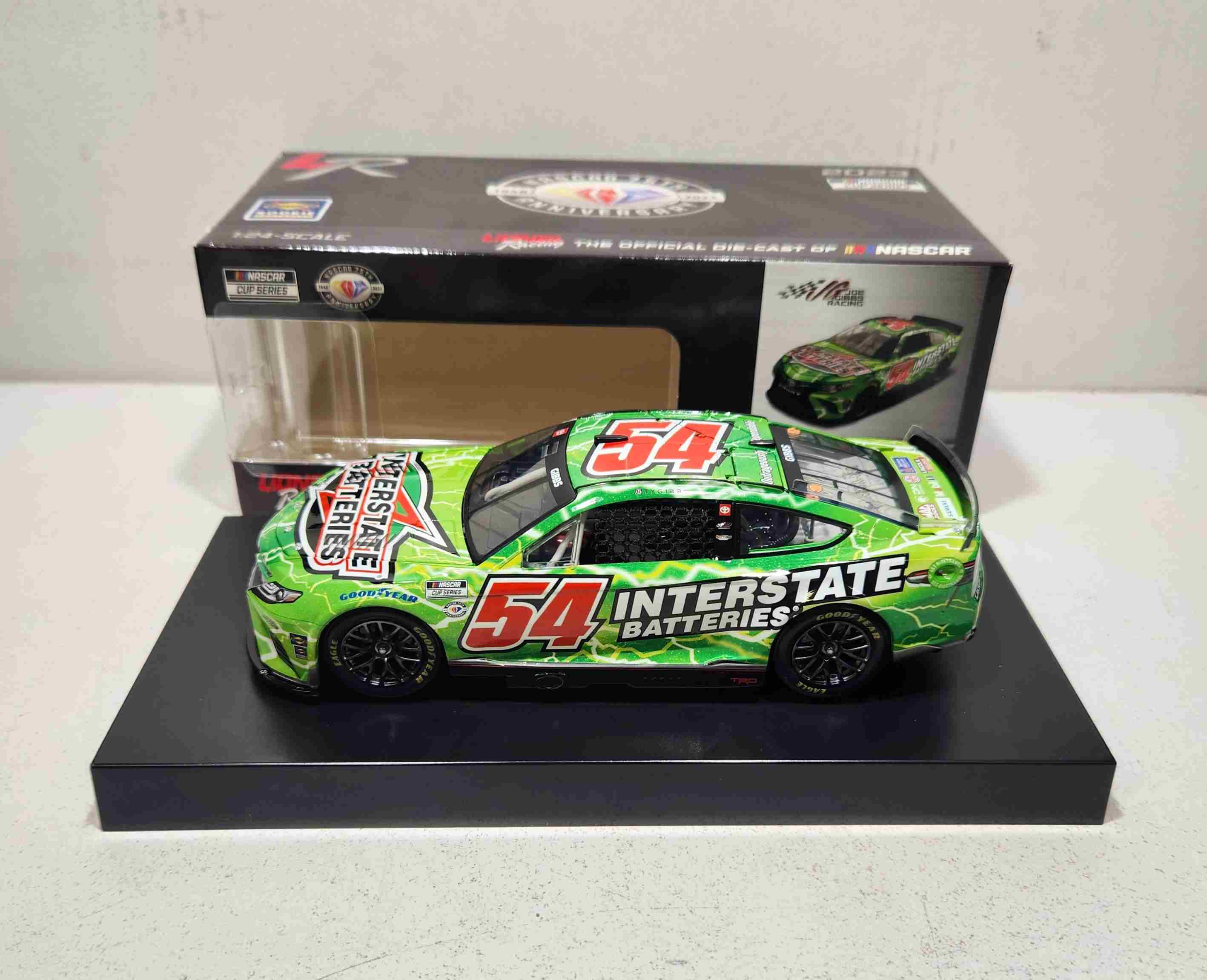 2023 Ty Gibbs 1/24th Interstate Batteries hood open Camry