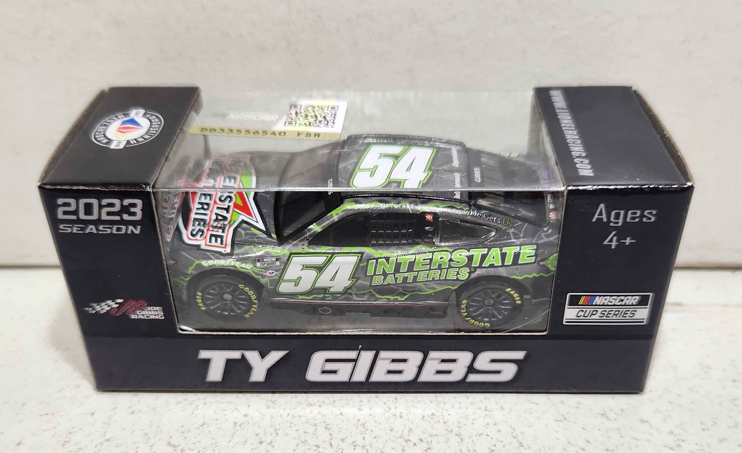 2023 Ty Gibbs 1/64th Interstate Batteries "Black" Camary