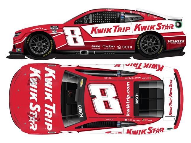 2023 Kyle Busch 1/64th Kwik Trip Kwik Star Camaro